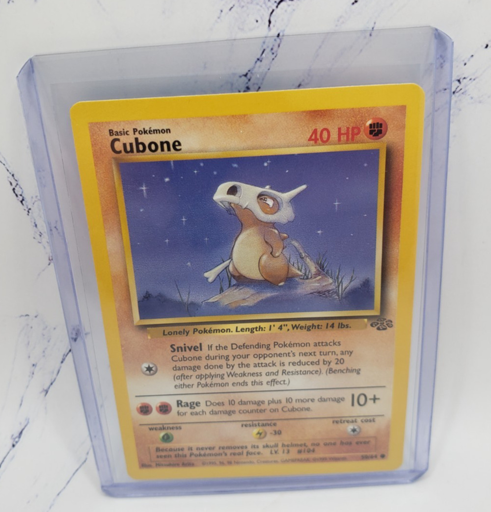 Cubone 50/64 Common Jungle Pokemon Unlimited Lightly Played